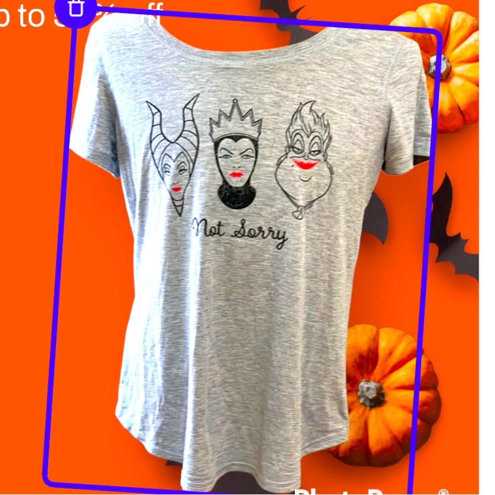 T-shirt with cartoon villains